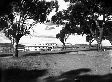 Parliament House looking north east-from Camp Hill