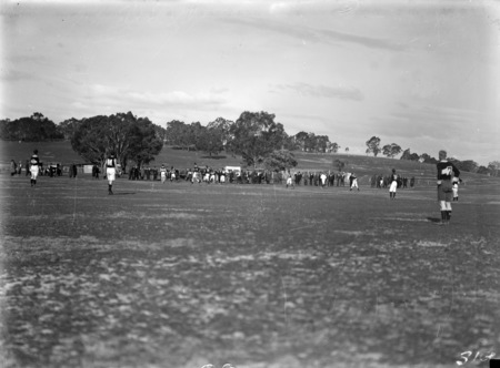 Australian Rules football match at York Park, Barton.