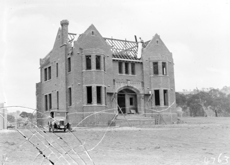 Church of England Boy's Grammar School under construction,Flinders Way,Red Hill