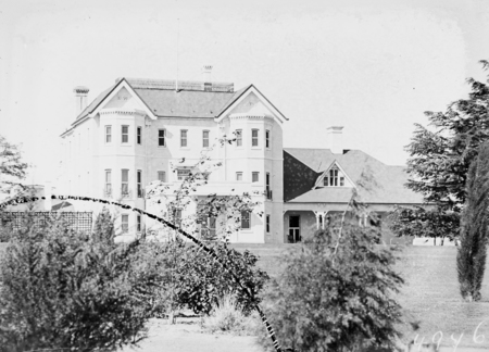 Government House, Southern Facade. Residence of the Govenor General, Yarralumla.
