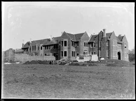 Church of England Boys Grammar School, Flinders Way, Red Hill, under construction.