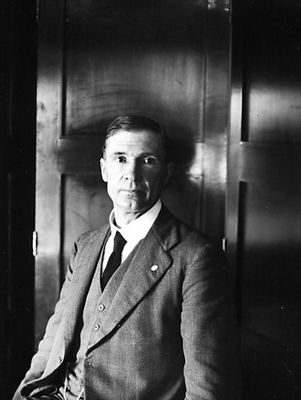 Hon WG Gibson in his office, 15 October 1929