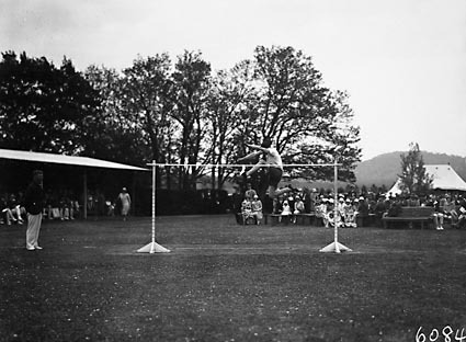 RMC [Royal Military College] Duntroon Sports Day, High jumper in action