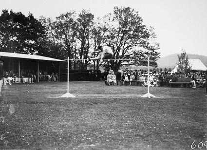 RMC [Royal Military College] Duntroon Sports Day, High jumper in action