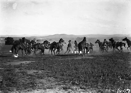 RMC [Royal Military College] Duntroon Sports Day, Cavalry musical chairs