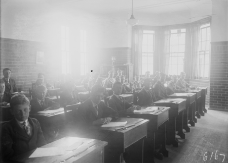 Canberra Boys Grammar School, Flinders Way, Red Hill. One of the classrooms.