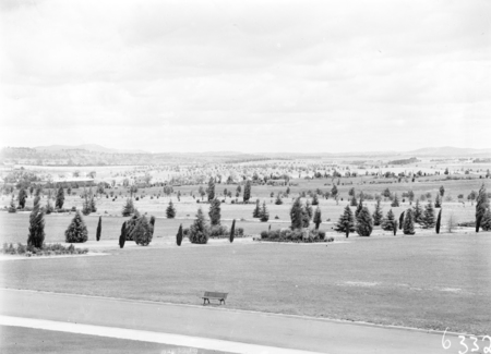 View to north from Parliament House.