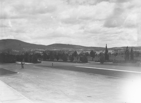 View to north west from Parliament House.