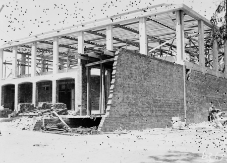 Australian Institute of Anatomy under construction. McCoy Circle, Acton
