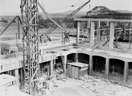 Australian Institute of Anatomy under construction. McCoy Circle, Acton