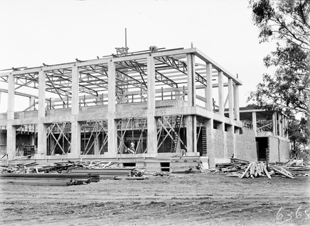 Australian Institute of Anatomy under construction. McCoy Circle, Acton