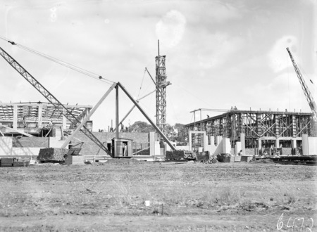 Australian Institute of Anatomy under construction. McCoy Circle, Acton.