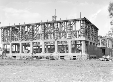 Australian Institute of Anatomy under construction. McCoy Circle, Acton.