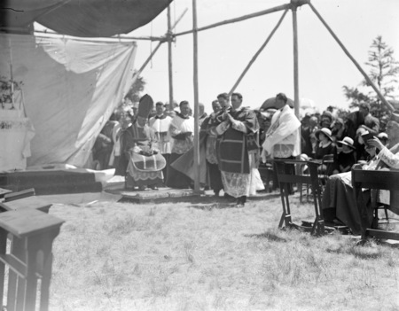 The Altar at Foundation Stone ceremony for the Roman Catholic Convent, Manuka.