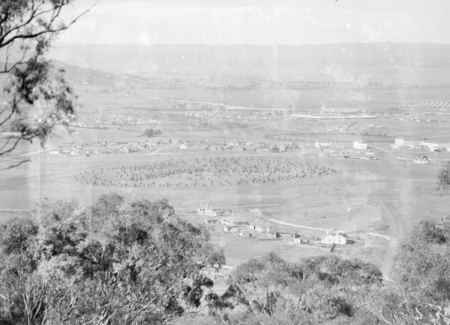 View from Red Hill over Collins Park, Manuka and Kingston to Duntroon.