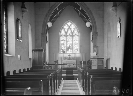 Interior of St John's Church, Constitution Avenue, Reid.