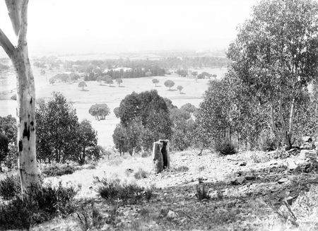 View to the east from the site of a reservoir on Black Mountain.