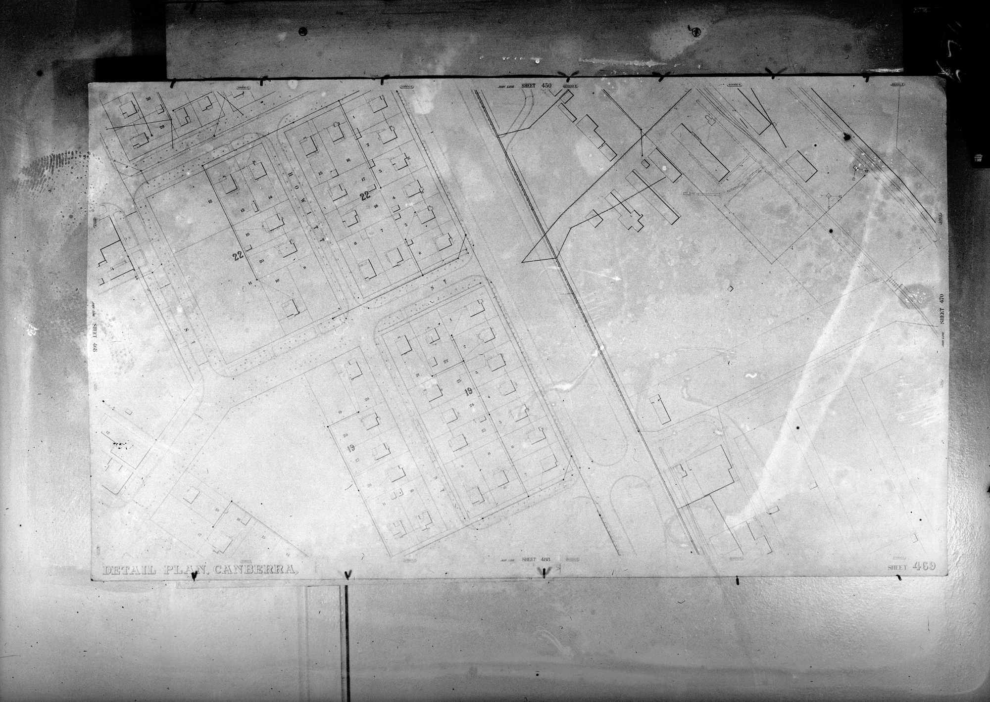 Detail Plan. Canberra, Sheet 469. · NAA A3560, 6791 · Mildenhall’s Canberra