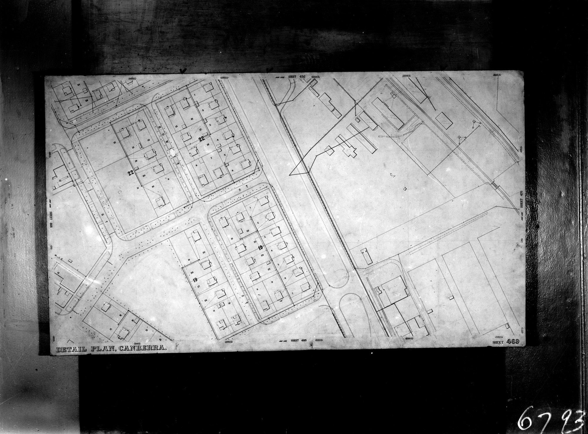 Detail Plan. Canberra, Sheet 469. · NAA A3560, 6793 · Mildenhall’s Canberra