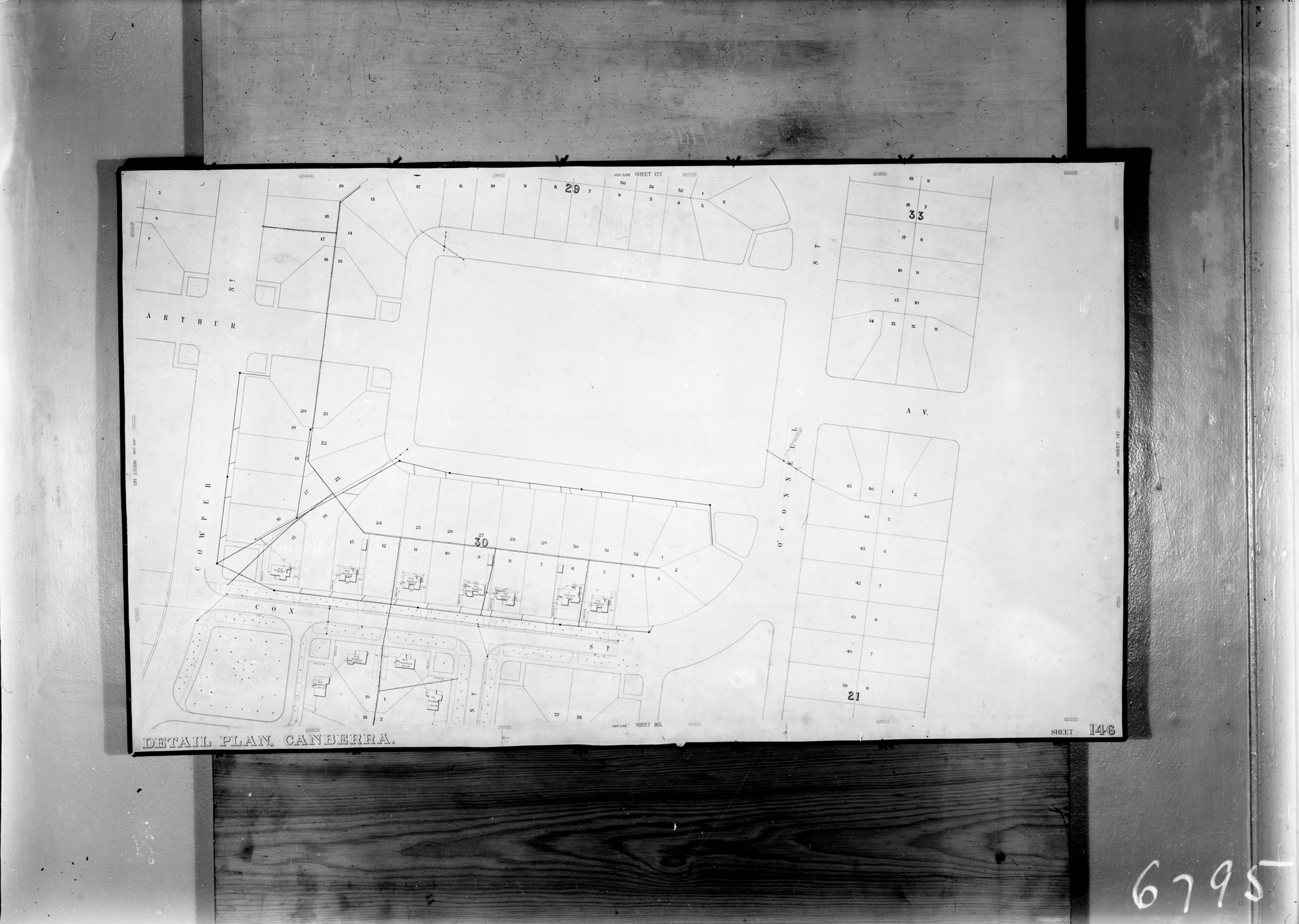 Detail Plan. Canberra, Sheet 146. · NAA A3560, 6795 · Mildenhall’s Canberra