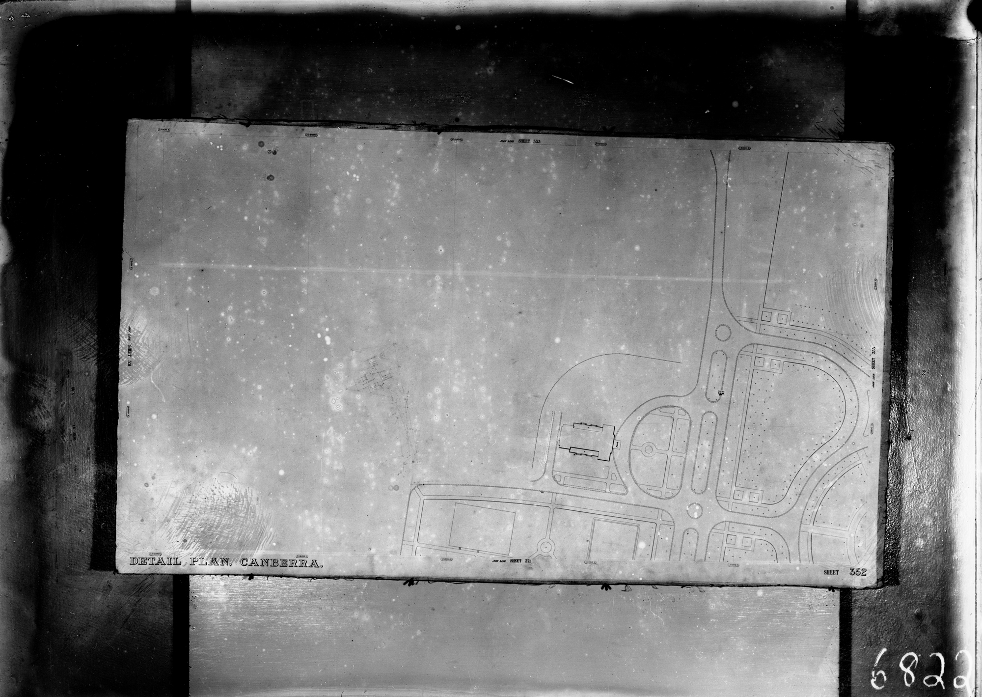 Detail Plan. Canberra, Sheet 352. · NAA A3560, 6822 · Mildenhall’s Canberra