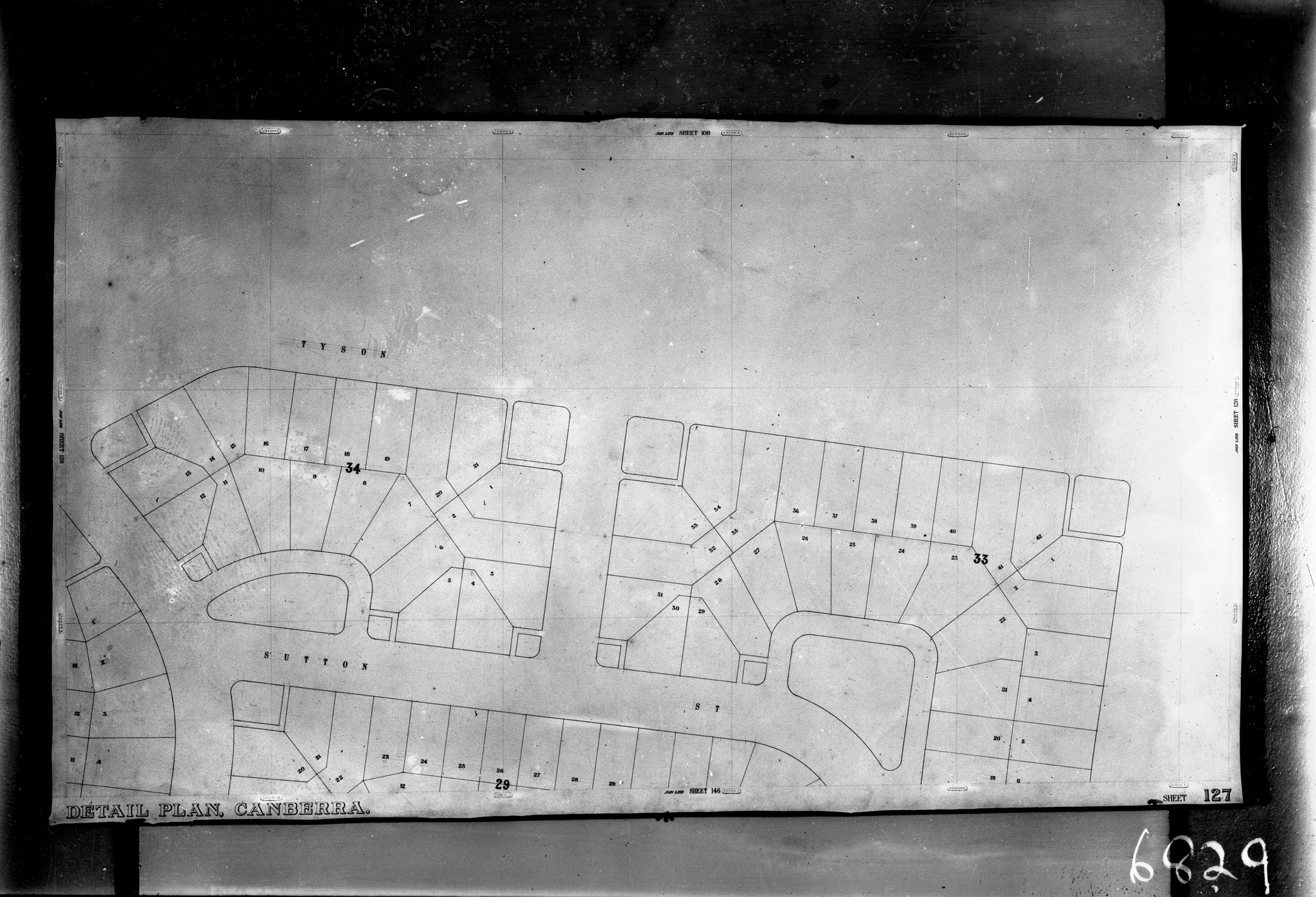 Detail Plan. Canberra, Sheet 127. · NAA A3560, 6829 · Mildenhall’s Canberra