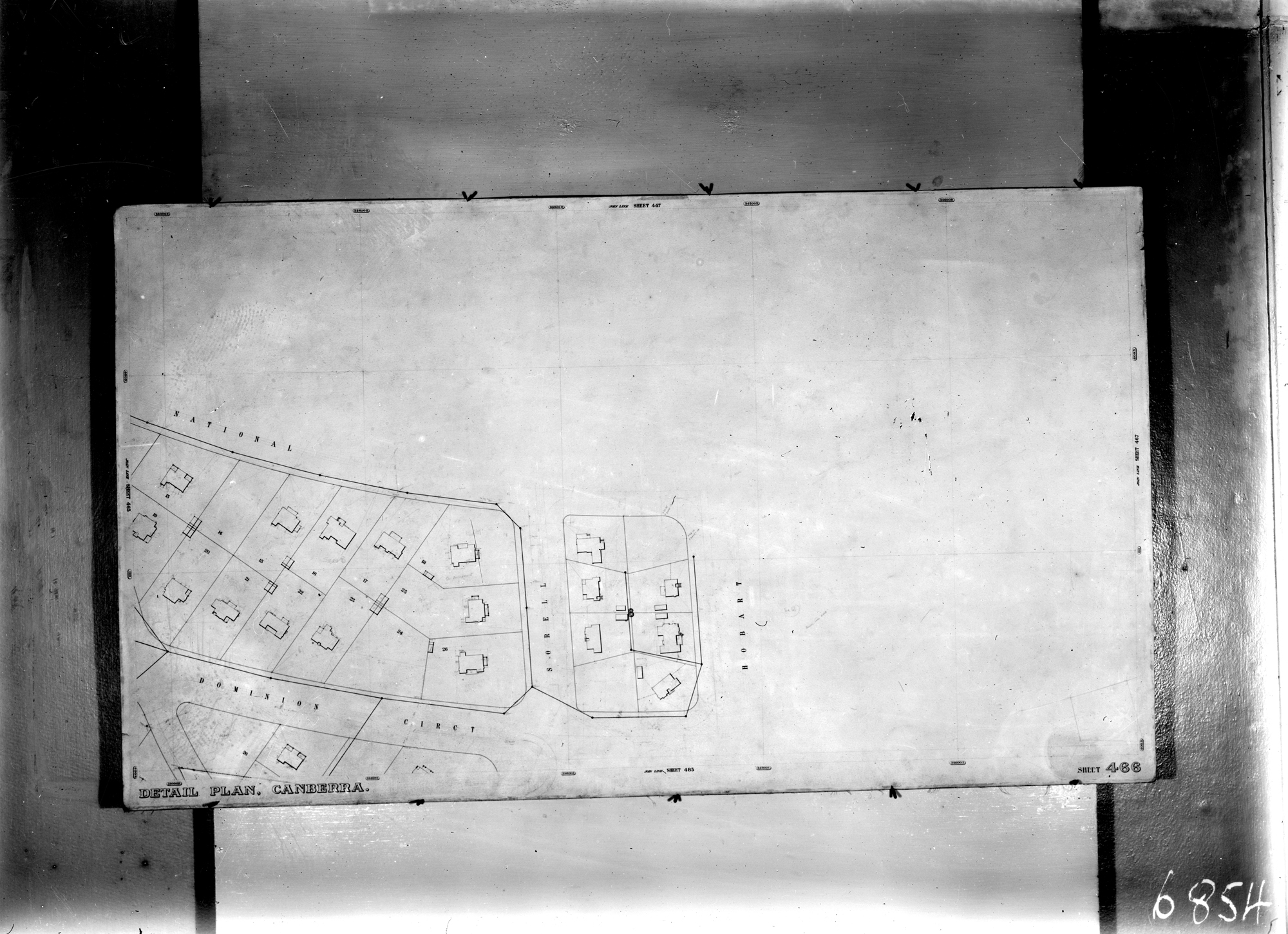 Detail Plan Canberra, Sheet 488. · NAA A3560, 6854 · Mildenhall’s Canberra