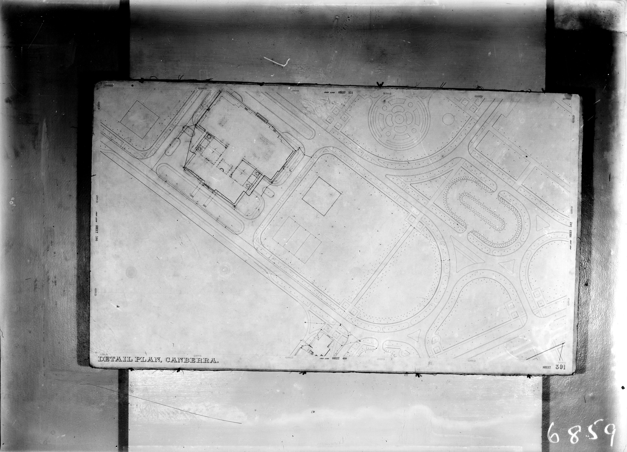 Detail Plan Canberra, Sheet 391. · NAA A3560, 6859 · Mildenhall’s Canberra