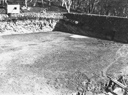 Excavation of Black Mountain reservoir now complete