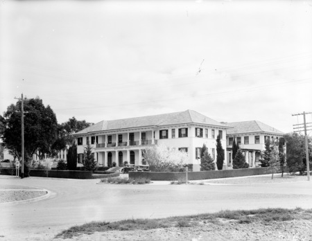 Beauchamp House, Edinburgh and Marcus Clark Street, Acton.