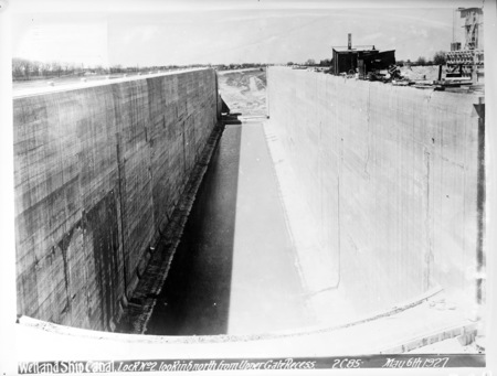 Copy of picture of Lock No. 2 Welland Ship Canal Lake Ontario USA.