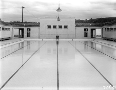  Manuka Swimming Pool, from the shallow end. Manuka Circle, Kingston.