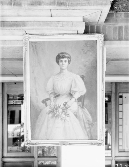 Copy of portrait of Mrs Ellis Rowan.