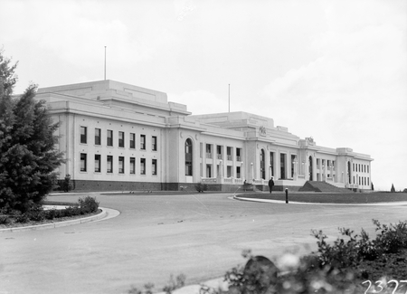 Front of Parliament House from the east.