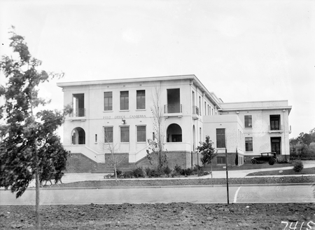 Front of East block. Capital Hill at the rear