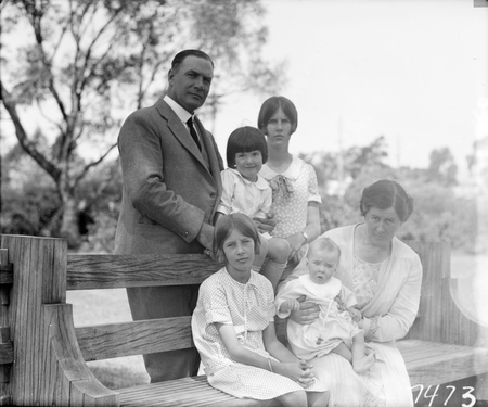 Sir John Butters and family.