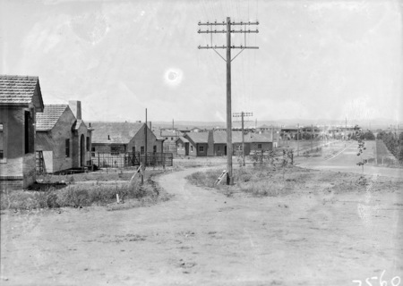Cottages in New South Wales Crescent, Barton.