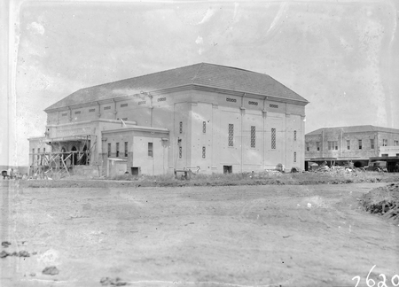 Capitol Theatre nearing completion, Flinders Street, Manuka.