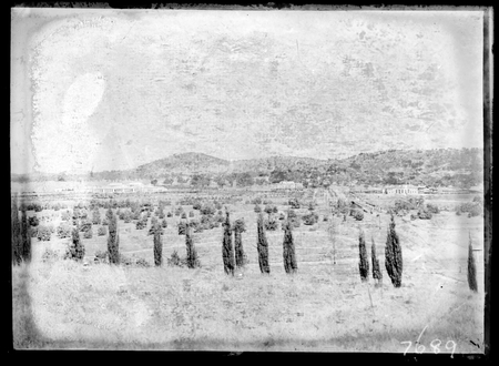 View south from City Hill [damaged negative].