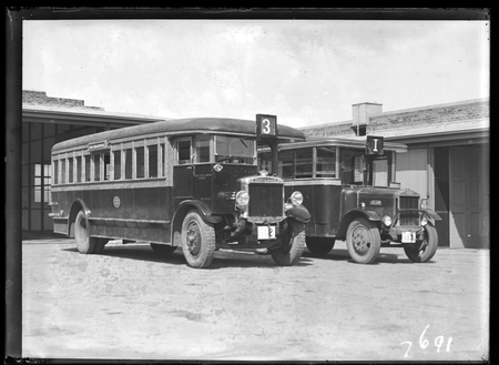 Two motor buses [missing].