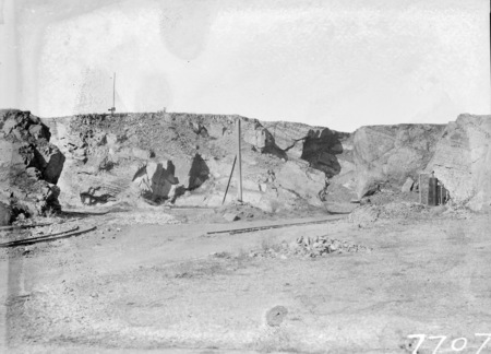 Clay quarry for the brickworks near Deakin Oval.