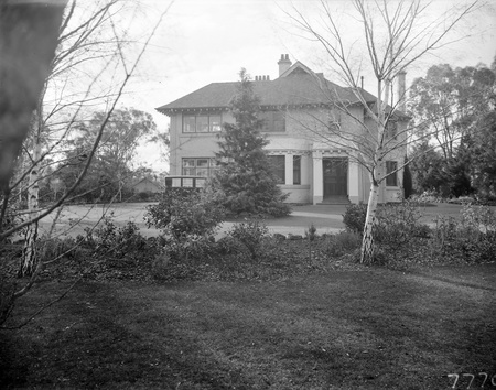 Canberra House and front gardens.