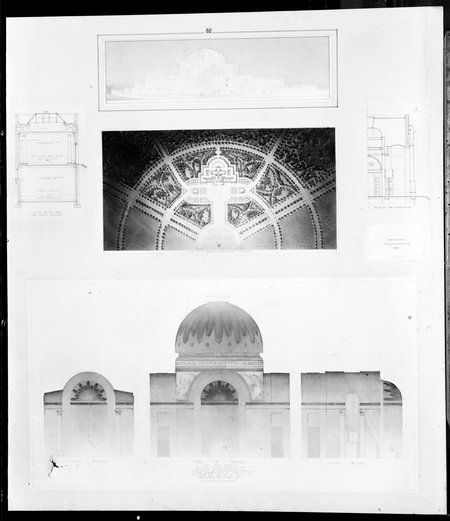 Architectural plans and drawings of the Australian War Memorial. Lower Ground Floor Plan and Aeroplane Court.