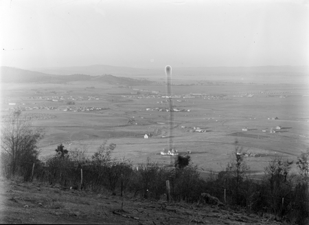 View from Red Hill across Manuka and Kingston to Duntroon showing Molonglo tenements.